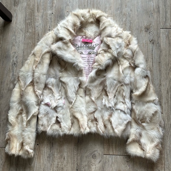 Vintage Juicy Couture authentic white fox fur coat - Picture 3 of 7
